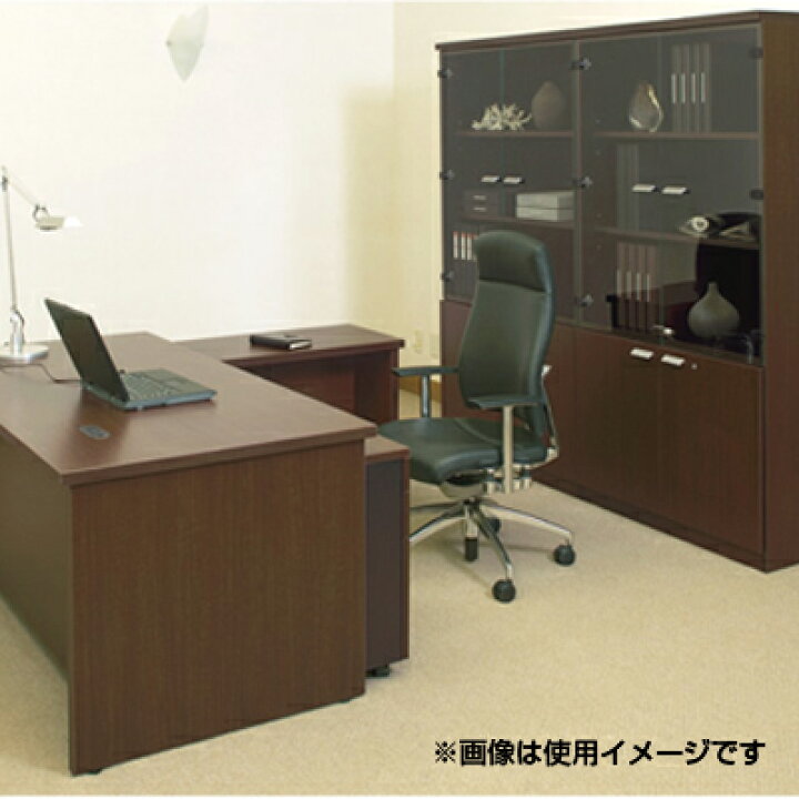 楽天市場】【完成品】EJ役員用家具 飾戸棚 ガラス扉 キャビネット 鍵 