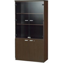 楽天市場】書庫 木製 鍵付き（役員用家具セット｜オフィス家具 