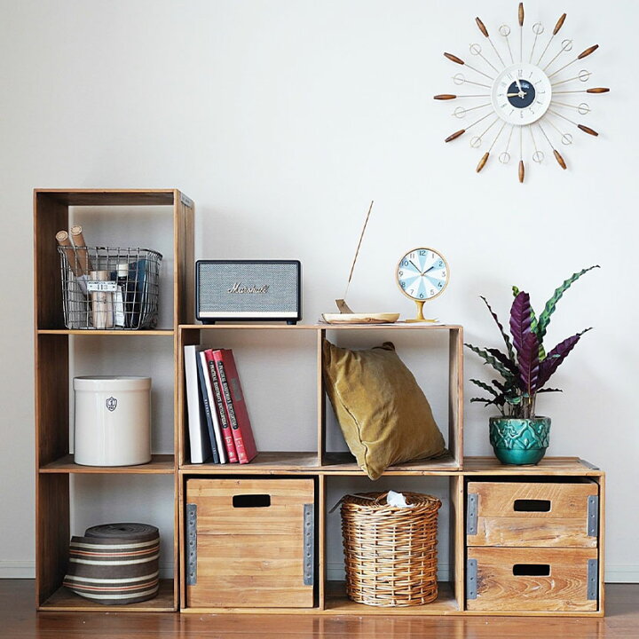 楽天市場】ACME Furniture トロイ オープンシェルフ 幅350×奥行320×高 