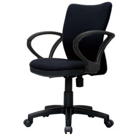 オフィスチェア/肘掛け付き/K-922+92AR【ブラック・ブルー】事務椅子 オフィスチェアー 学習椅子 学習チェア 勉強椅子 パソコンチェアー デスクチェアー