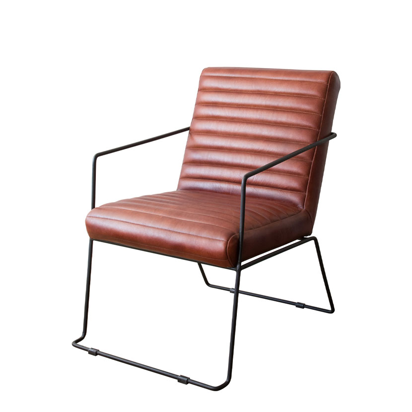 大好評です 1Pソファ MASALA(マサラ)水牛革 1人掛け 椅子 レザー 本革 幅535×奥行720×高さ810mm