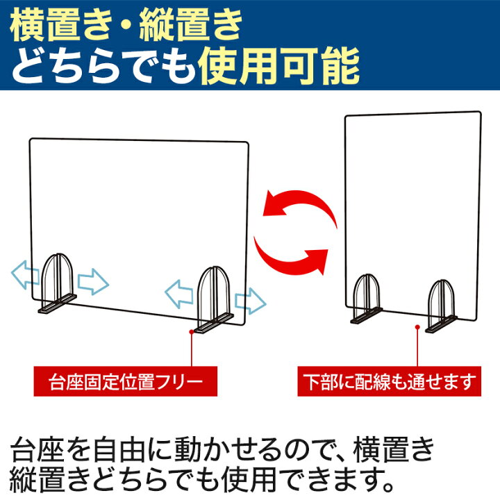 楽天市場】【25日11時〜5時間限定P5倍】飛沫防止パネル デスク 