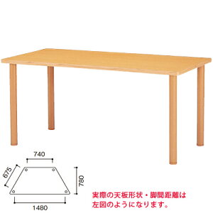  {ݗpe[u nCAWX^[ߋr 1800×s780×700`750mm FHO-1878DY_CjOe[u rOe[u  fXN { ~ Vlz[ e[u