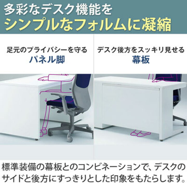 楽天市場】3V0NAH | アドバンス ADVANCE 両袖机 標準タイプ 3段 中央 