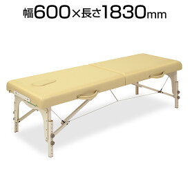 高田ベッド マッサージ 整体 施術 医療 ボディマッサージ エステ用ベッド 折り畳み型 ポータブルベッド 高さ20mm(7段階調節)調整可 450～650mm TB-381-01 ローズ60