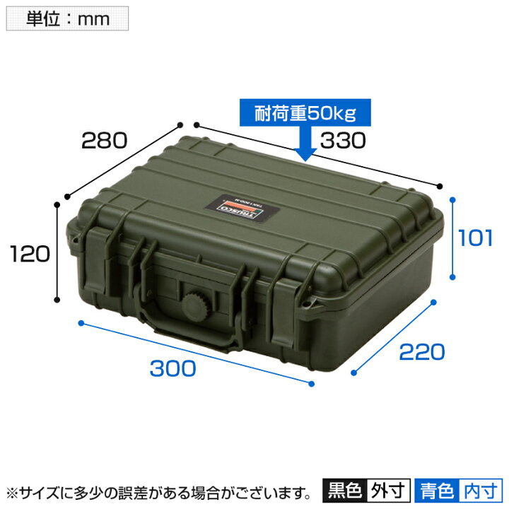TAK13-M プロテクターツールケース M 幅330×奥行280×高さ120mm トラスコ中山 (TRUSCO) オフィス家具通販のオフィスコム TRUSCO トラスコ プロテクターツールケース オリーブM TAK13OD-M