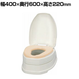 ウェルファン 簡易設置型便器 サニタリエースODソフト便座両用式 補高#8/アイボリー 和式トイレを洋式に 簡易トイレ 介護 便座 便座クッション 介護用品 座面80mm高い