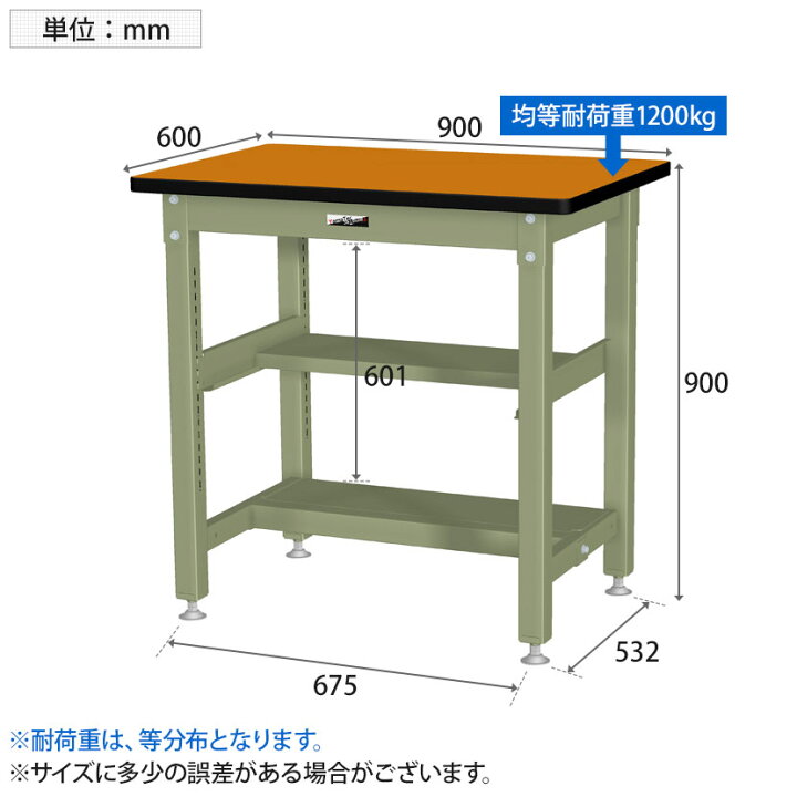 楽天市場】山金工業 ワークテーブルバイス専用タイプ中間棚/半面棚付き 