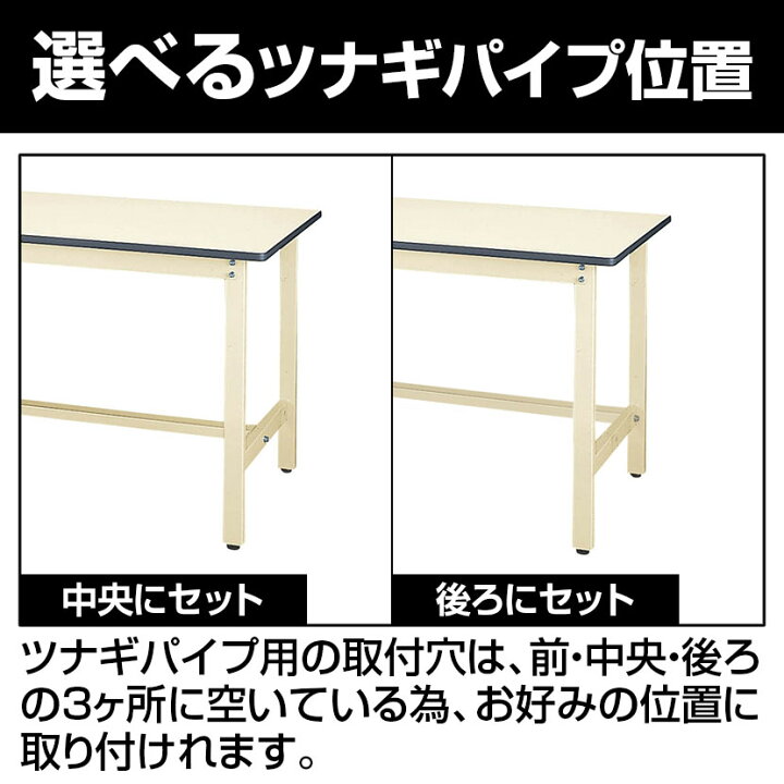 楽天市場】山金工業 ワークテーブル300シリーズ 固定式 ポリエステル天 