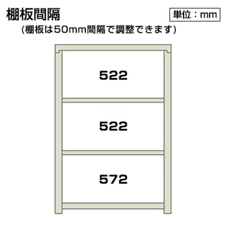 楽天市場】スチールラック スリムラック 4段/幅450×奥行300×高さ1800mm 