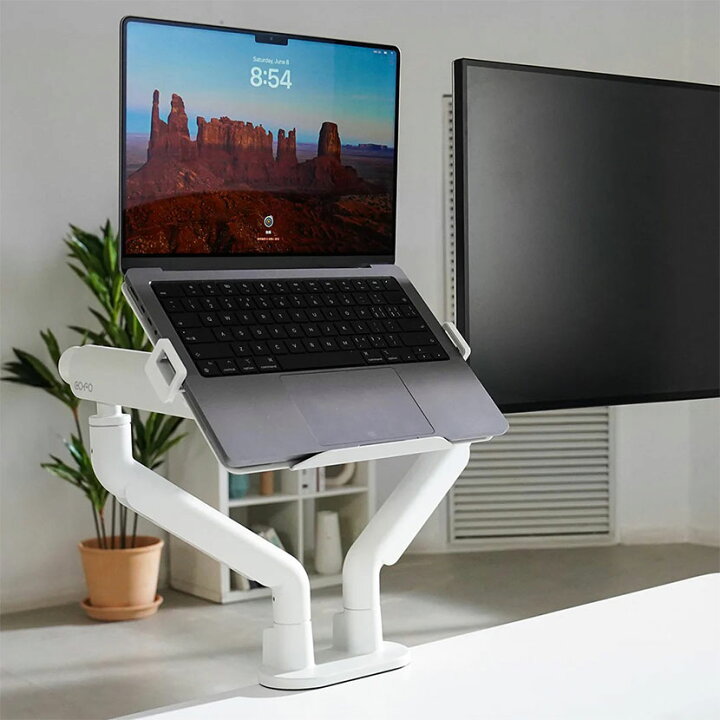 楽天市場】[オプション]COFOノートPCホルダーマウント モニターアーム 
