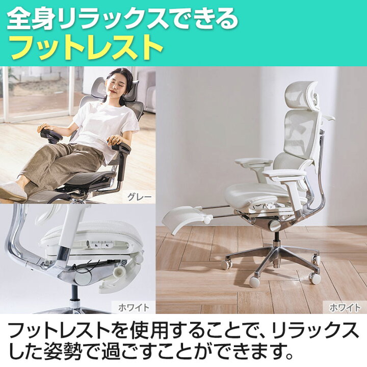 楽天市場】COFO Chair Premium ホワイト ワークチェア メッシュ 人間 