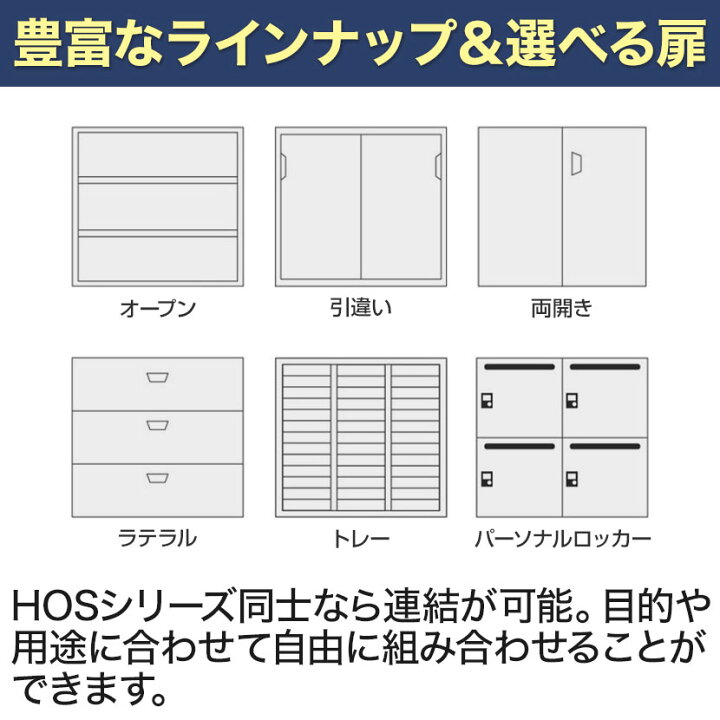 楽天市場】【ホワイト:5月11日入荷予定】オフィス収納 HOSシリーズ 