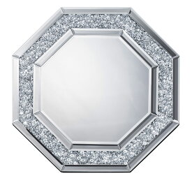 八角ミラー ダイヤ 卓上ミラー 壁掛け 八角形 置き鏡 姿見 大型鏡 MIRAYU 幅590×高さ590×厚さ40mm