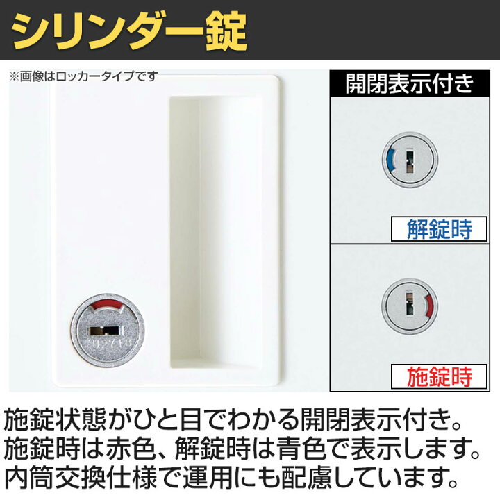 楽天市場】コクヨ エディア EDIA 収納 スタンダード ホワイト 2枚引き 
