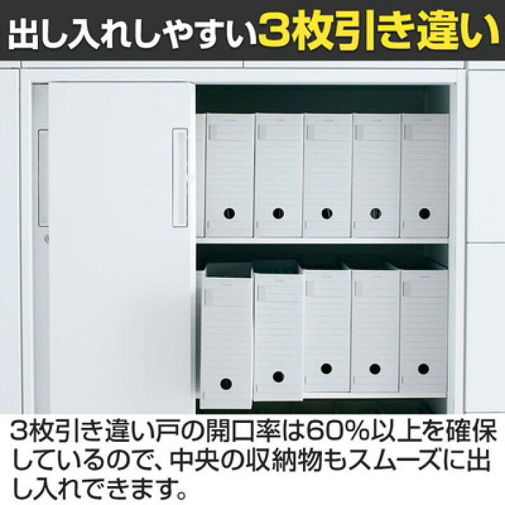 楽天市場】コクヨ エディア EDIA 収納 スタンダード ホワイト 3枚引き 