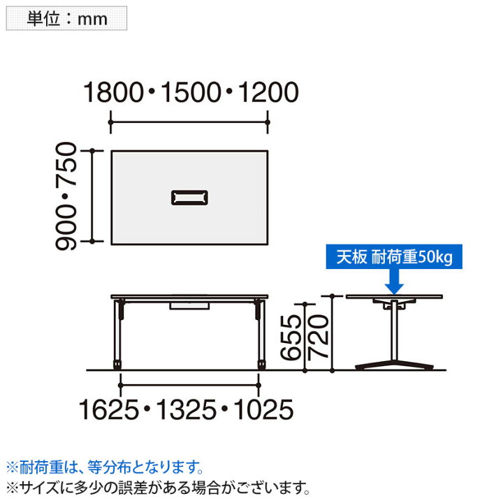 楽天市場】コクヨ VIENA ビエナ ミーティングテーブル 天板固定 角形 T 