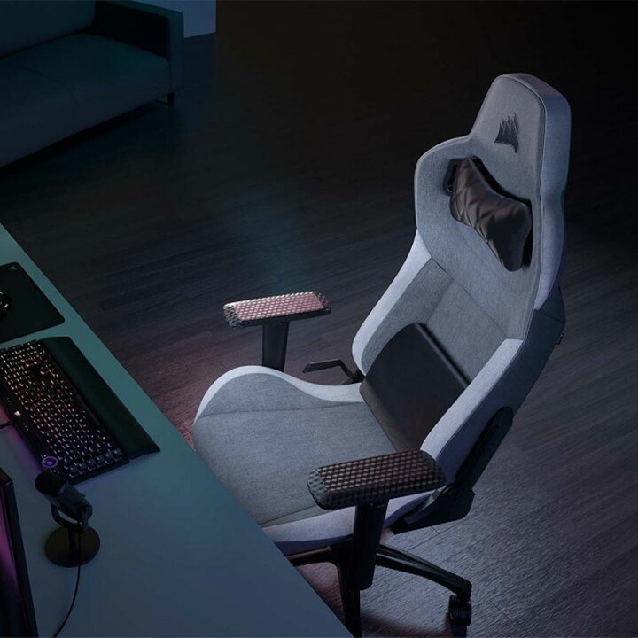 楽天市場】CORSAIR T3 RUSH V2 ゲーミングチェア 肘付き ファブリック 