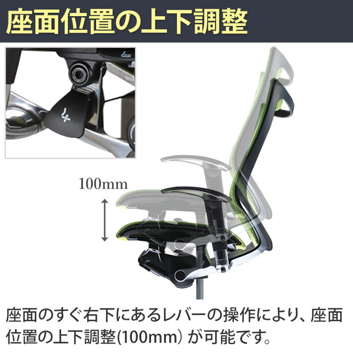 楽天市場】オカムラ バロン baron エクストラハイバック 可動 