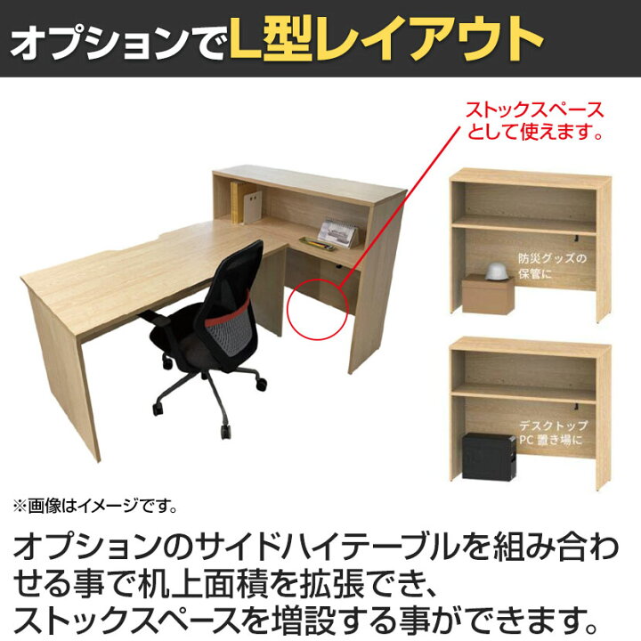 楽天市場】プラン 木製デスク 平机 幅800×奥行600×高さ720mm 引き出し 