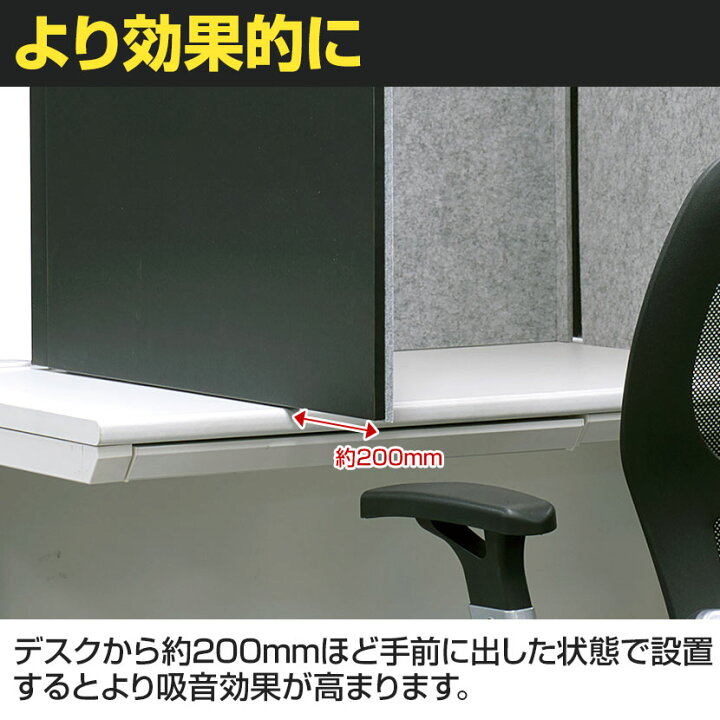 楽天市場】REMUTE リミュート 吸音卓上ボックス デスク用 Web会議 