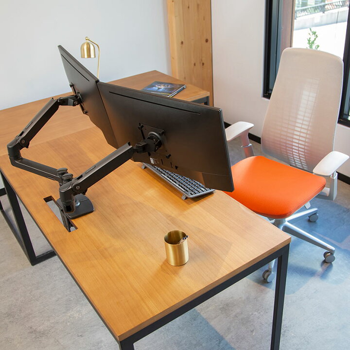 楽天市場】Ergotron エルゴトロン LX デュアルデスクマウントアーム  