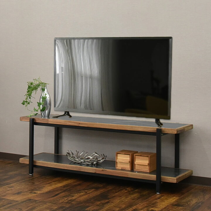 楽天市場】テレビボード オープンタイプ 収納 木製 オーク材 ナラ材 