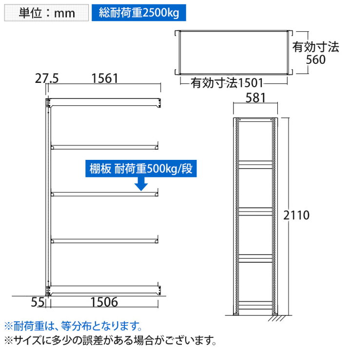楽天市場】【追加/増設用】TRUSCO M5型中量棚 幅1500×奥行571×高さ2100mm 5段 連結 ネオグレー 509-1446 : オフィス家具通販のオフィスコム
