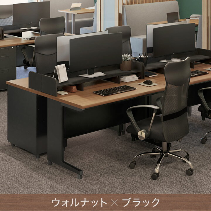 楽天市場】【法人様限定】スチールデスク ブラック 事務机 片袖机 幅 