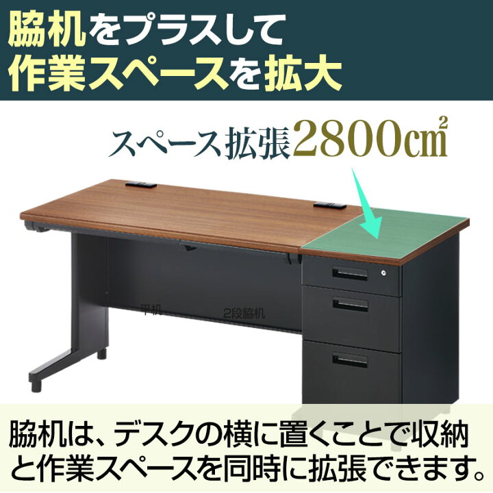 楽天市場】【法人様限定】脇机 オフィスコム サイドチェスト 3段 