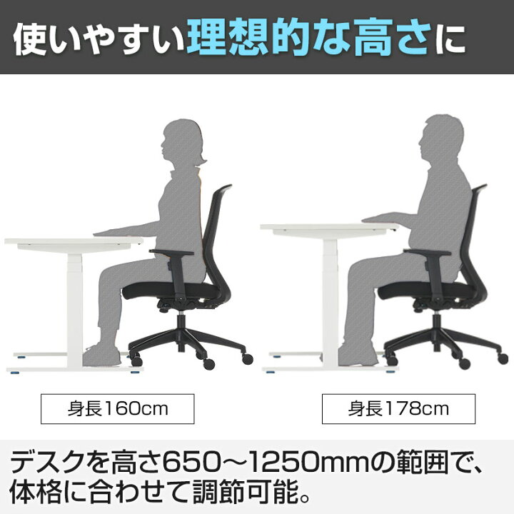 楽天市場】パブロプラス 電動昇降デスク 抗ウイルス 抗菌 幅1200×奥行  
