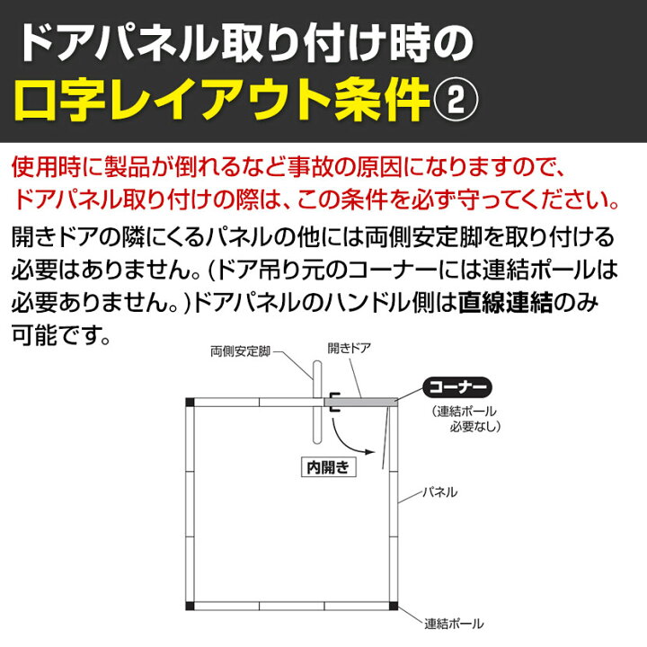 楽天市場】【法人様限定】【日本製】[オプション]ECパーテーション用 