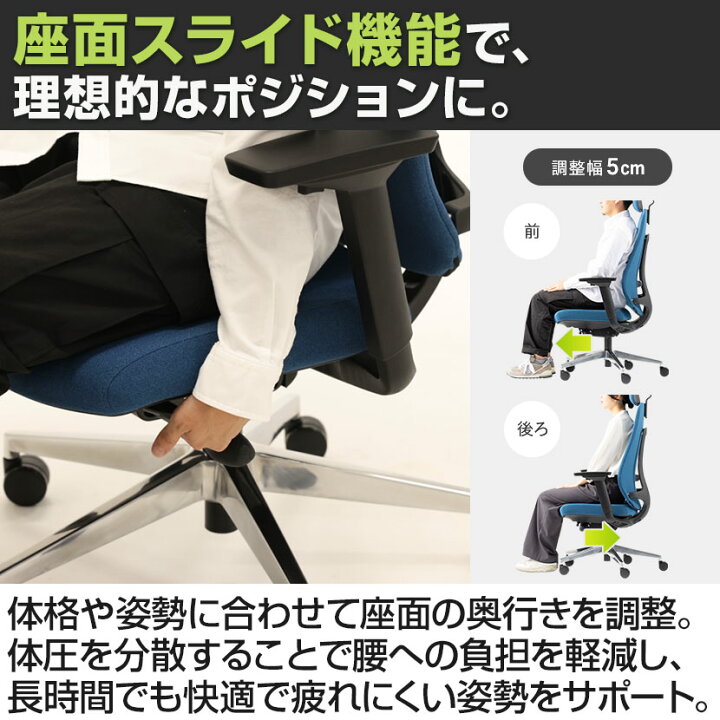 楽天市場】オフィスチェア GR-001 前傾チルト機能付き エルゴノミクス