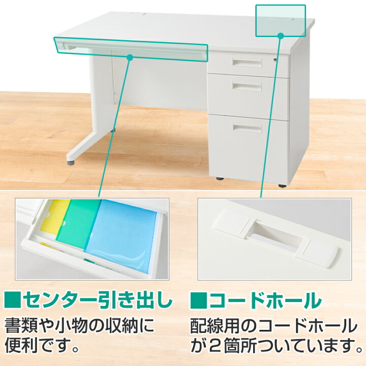 楽天市場】【法人様限定】オフィスデスク 事務机 スチールデスク 片袖 