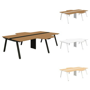 PLUS Genela�V���[�Y �f�X�N/�e�[�u�� ����R�Z�b�g ��2800×���s1425(2225)×����720mm GE-N2814WR