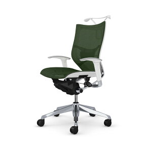 オカムラ バロン baron ローバック 座メッシュ アジャストアーム ポリッシュフレーム ホワイトボディ ランバーサポート付 ハンガー付 CP84AZokamura 岡村製作所 オフィスチェア パソコンチェア ch