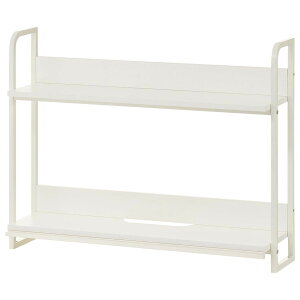 【法人様限定】【メティオシリーズ デスク幅1000mm専用】 机上ラック ハイタイプ 2段 モニター台 タブレット・スマホ対応机上台 ラック PCラック デスクラック デスク収納 本棚 OAラック 棚 机