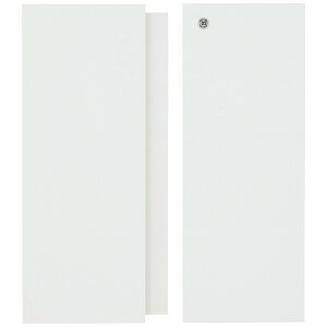 【法人様限定】ペスパシリーズ専用 木製両開き扉 鍵付き 下段2段 (ロー/ミドル/ハイタイプ対応)【ホワイト・ナチュラル】