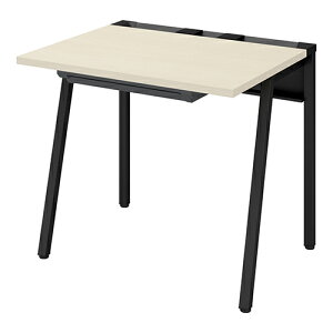 コクヨ リーン LEAN 平机 センター引き出し付き 本体色ブラック 幅800×奥行700×高さ720mm DLE-H0807-BKオフィスデスク ワークデスク 作業机 デスク パソコンデスク オフィス 事務所 テレワーク 在宅