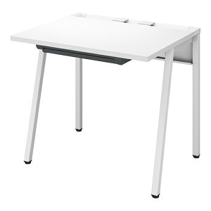 コクヨ リーン LEAN 平机 センター引き出し付き 本体色ホワイト 幅800×奥行700×高さ720mm DLE-H0807-WHオフィスデスク ワークデスク 作業机 デスク パソコンデスク オフィス 事務所 テレワーク 在宅