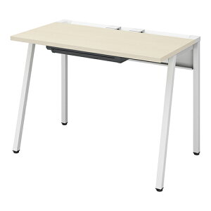 コクヨ リーン LEAN 平机 センター引き出し付き 本体色ホワイト 幅1000×奥行600×高さ720mm DLE-H1006-WHオフィスデスク ワークデスク 作業机 デスク パソコンデスク オフィス 事務所 テレワーク 在