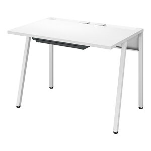 コクヨ リーン LEAN 平机 センター引き出し付き 本体色ホワイト 幅1000×奥行700×高さ720mm DLE-H1007-WHオフィスデスク ワークデスク 作業机 デスク パソコンデスク オフィス 事務所 テレワーク 在