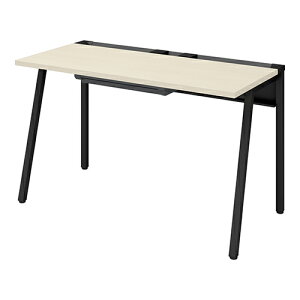 コクヨ リーン LEAN 平机 センター引き出し付き 本体色ブラック 幅1200×奥行600×高さ720mm DLE-H1206-BKオフィスデスク ワークデスク 作業机 デスク パソコンデスク オフィス 事務所 テレワーク 在