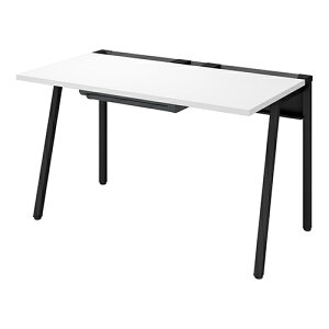 コクヨ リーン LEAN 平机 センター引き出し付き 本体色ブラック 幅1200×奥行700×高さ720mm DLE-H1207-BKオフィスデスク ワークデスク 作業机 デスク パソコンデスク オフィス 事務所 テレワーク 在