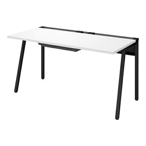 コクヨ リーン LEAN 平机 センター引き出し付き 本体色ブラック 幅1400×奥行700×高さ720mm DLE-H1407-BKオフィスデスク ワークデスク 作業机 デスク パソコンデスク オフィス 事務所 テレワーク 在