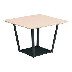 コクヨ リージョン ラウンジテーブル ボックス脚 ミドルテーブル 幅1050×奥行1050×高さ724mm 正方形 リノリウム天板 脚ブラック LT-RG1010ME6AF