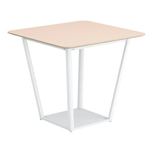 コクヨ リージョン ラウンジテーブル ボックス脚 ミドルハイテーブル 幅1050×奥行1050×高さ904mm 正方形 リノリウム天板 脚ホワイト LT-RG1010MHSAAF