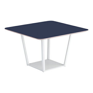 コクヨ リージョン ラウンジテーブル ボックス脚 ミドルテーブル 幅1200×奥行1200×高さ724mm 正方形 リノリウム天板 脚ホワイト LT-RG1212MSAAF