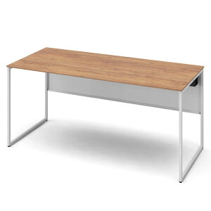 オカムラ ソリスト Soliste スタンダードタイプ(高さ720) 平机 フレーム脚(ネオホワイト) メラミン天板(ティンバーウッド) 幅1600×奥行700×高さ720mm 3K20LB 岡村製作所 オフィスデスク パソコンデス