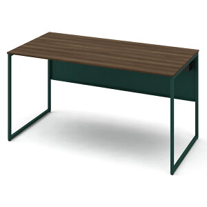 オカムラ ソリスト Soliste スタンダードタイプ(高さ720) 平机 フレーム脚(ダークグリーン) メラミン天板 幅1400×奥行700×高さ720mm 3K20LD 岡村製作所 オフィスデスク パソコンデスク デスク desk 事